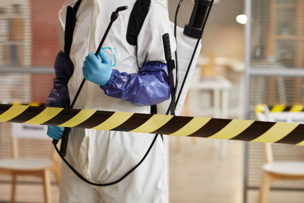 Professional Biohazard Cleanup technician working in Milton, NY